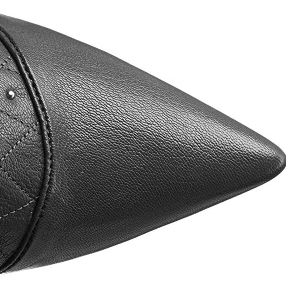 Nine West Black Studded Heeled Boots - Picture 8 of 9